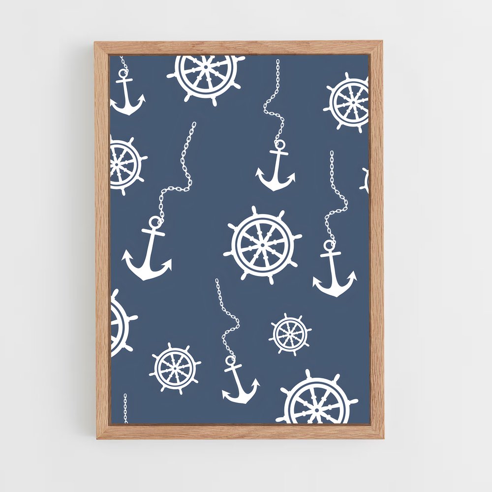 ap-anchor patterns-9 cadre Bois clair