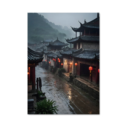 Poster Lanternes de la Vieille Rue