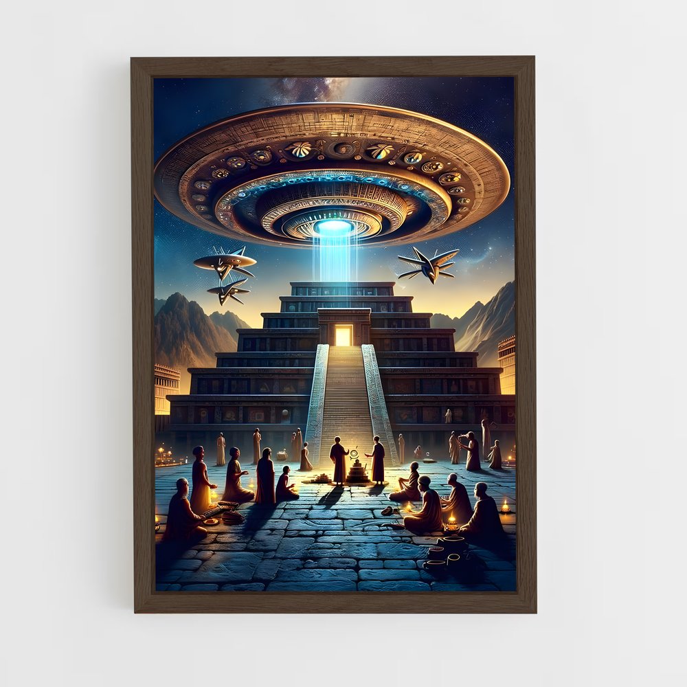 ap-ancient aliens-2 cadre Bois foncé