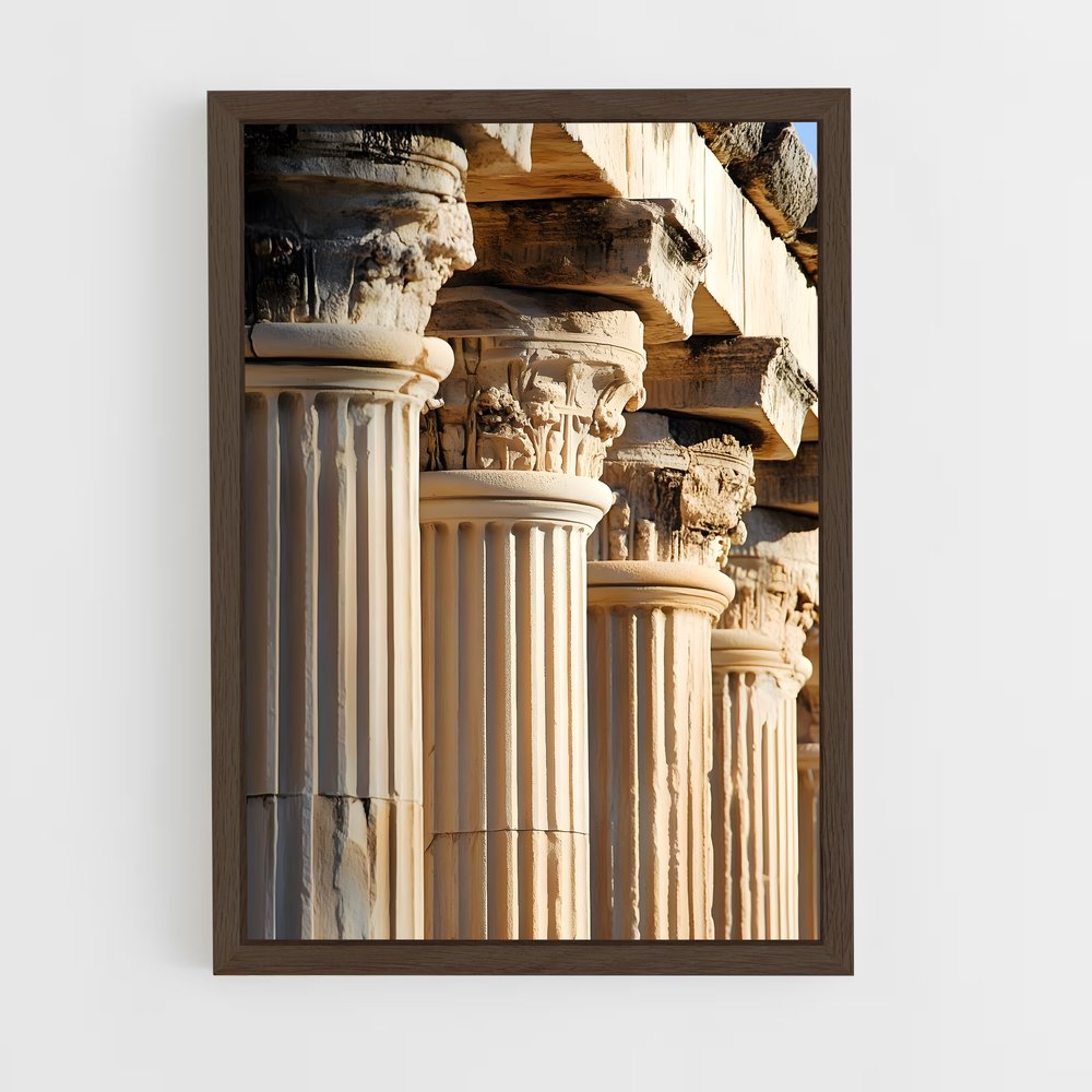 ap-ancient greece-6 cadre Bois foncé
