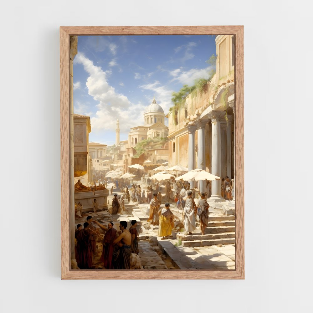 ap-ancient rome-2 cadre Bois clair