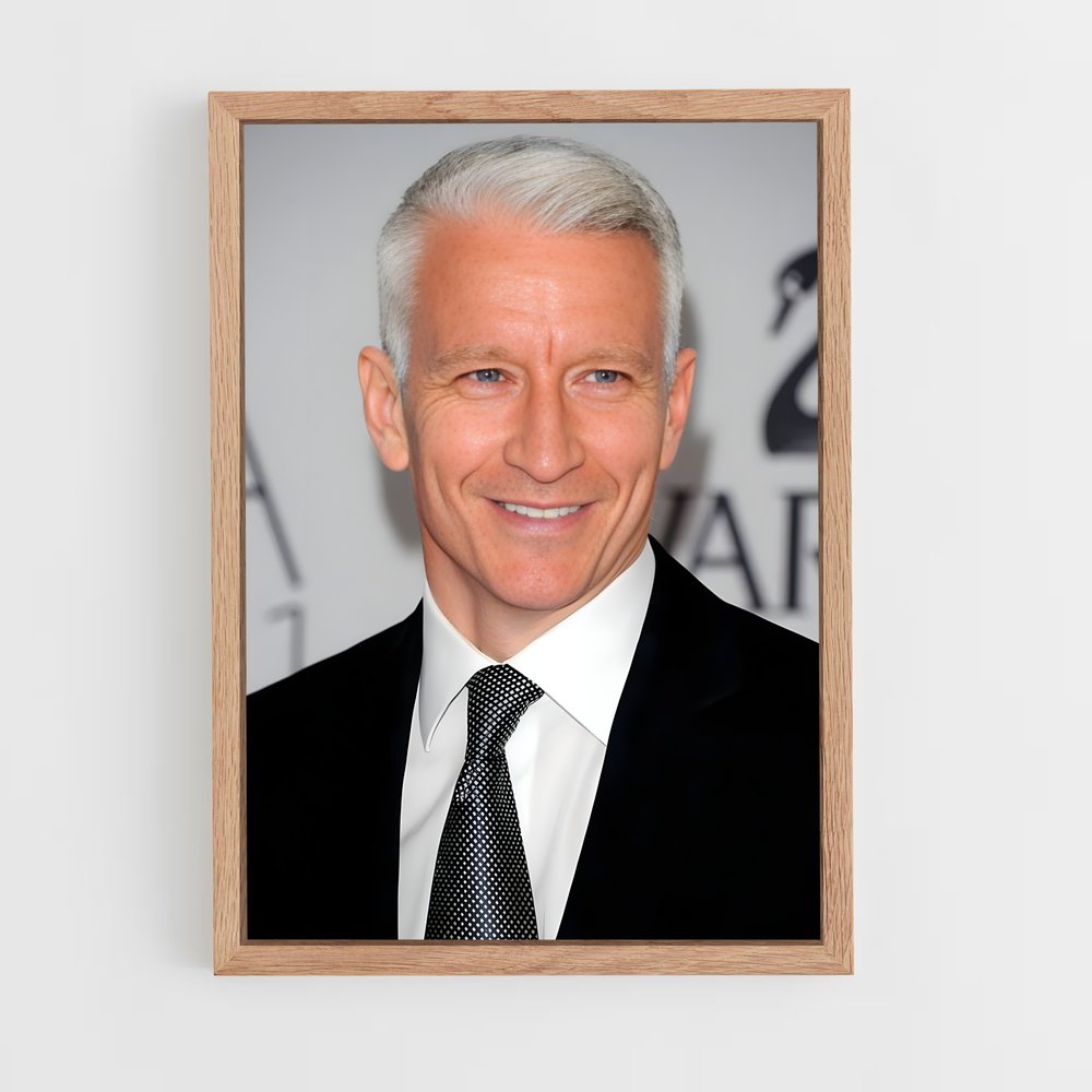 ap-anderson cooper-1 cadre Bois clair