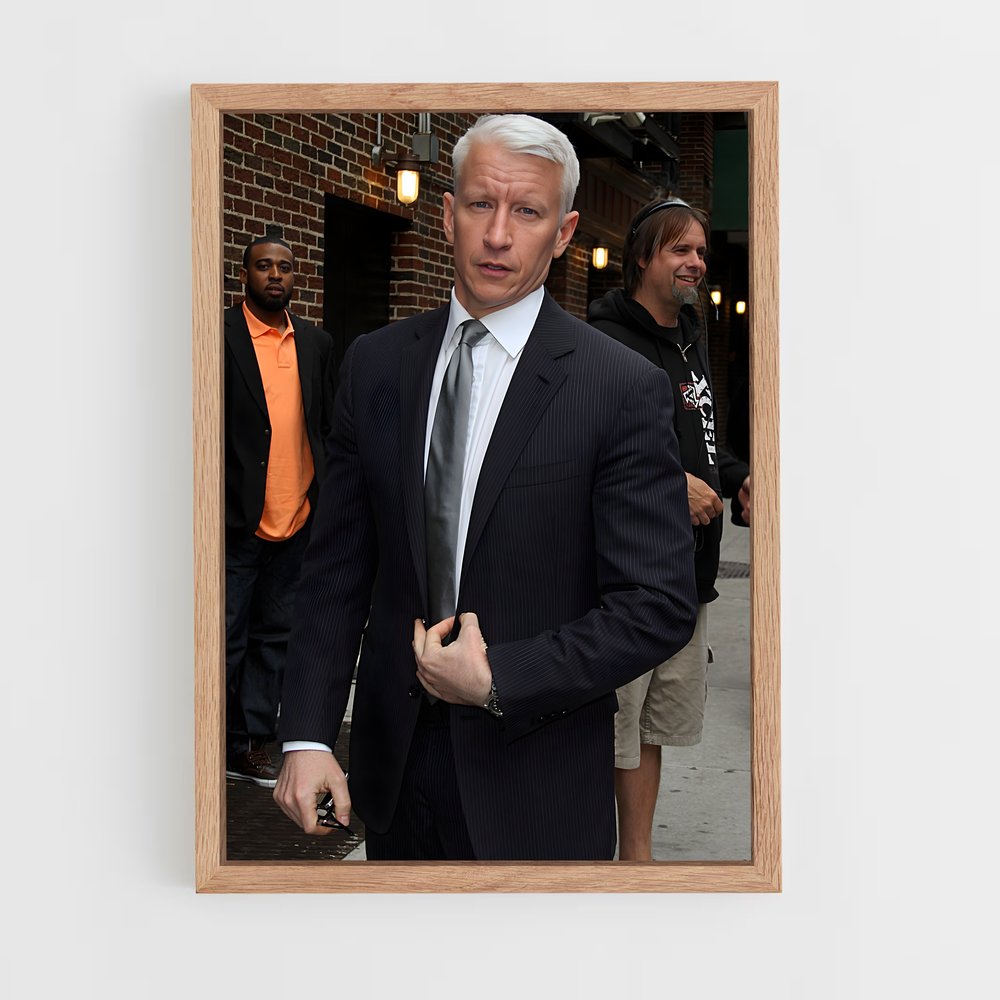 ap-anderson cooper-2 cadre Bois clair