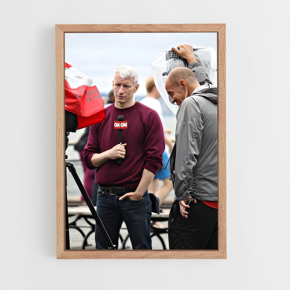 ap-anderson cooper-6 cadre Bois clair