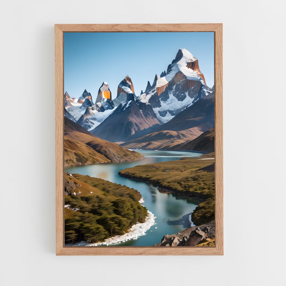 ap-andes mountains-2 cadre Bois clair