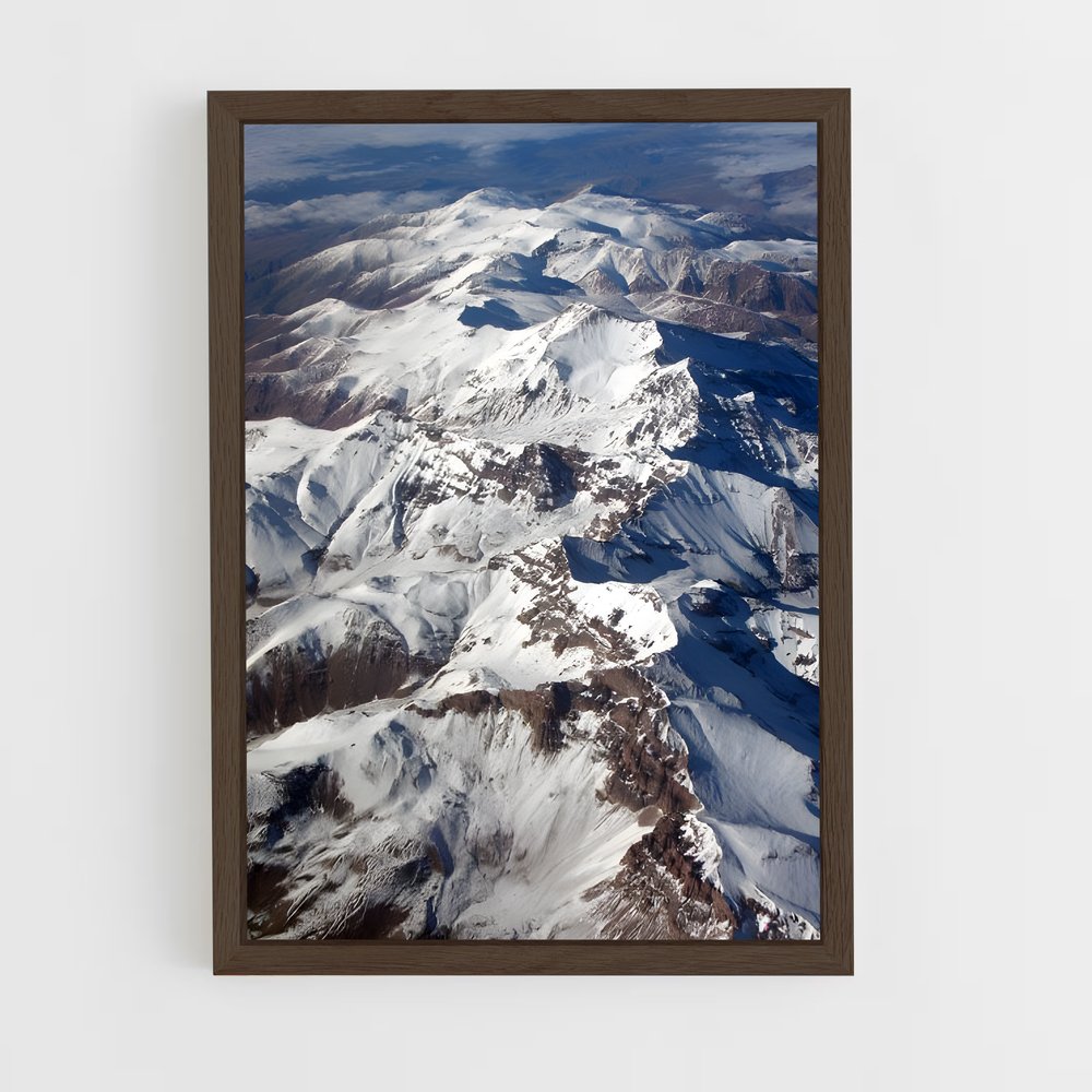 ap-andes mountains-7 cadre Bois foncé