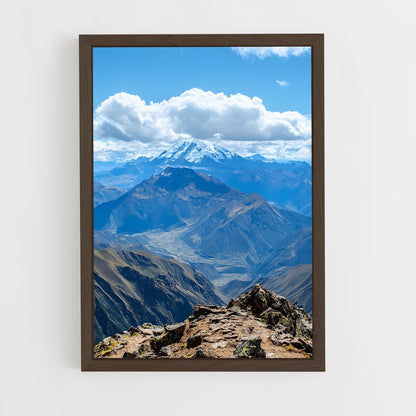 ap-andes mountains-8 cadre Bois foncé