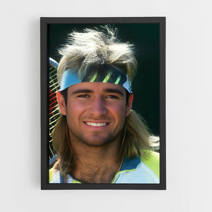 ap-andre agassi-6 cadre Noir