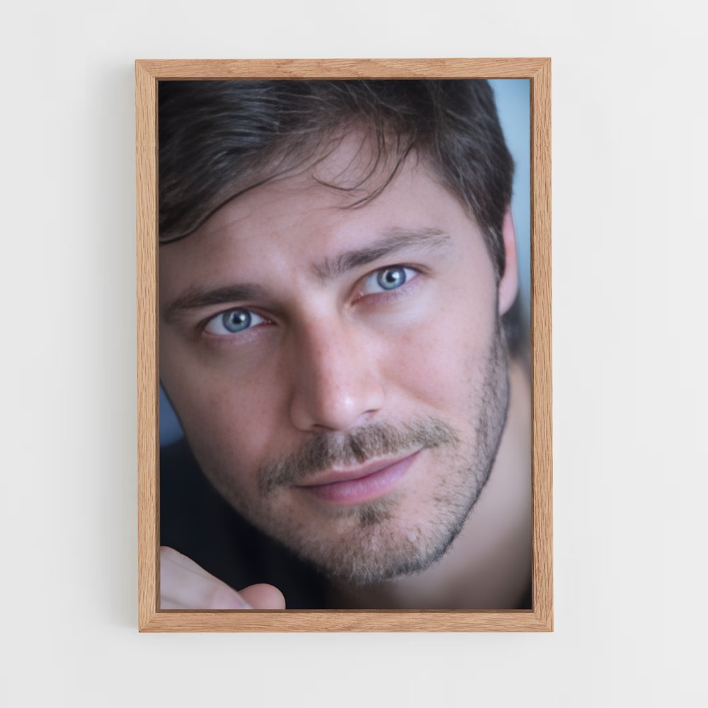 ap-andre bercoff-1 cadre Bois clair
