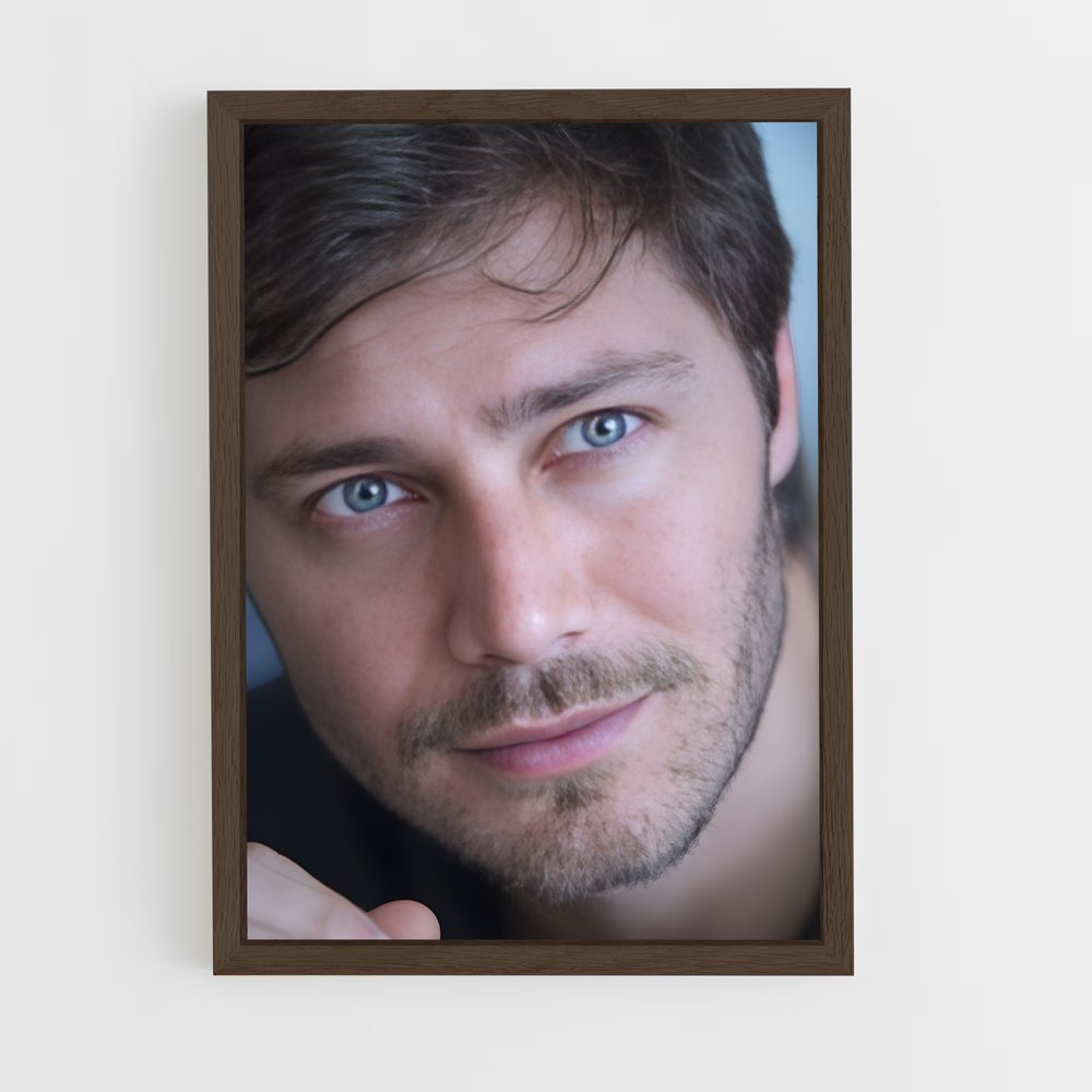 ap-andre bercoff-1 cadre Bois foncé