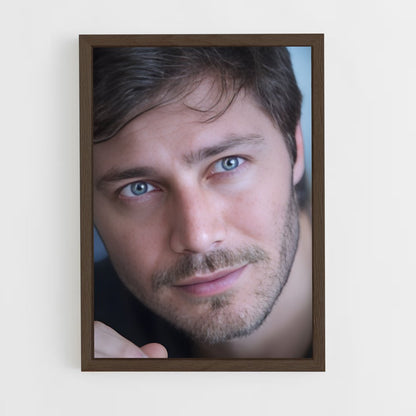 ap-andre bercoff-1 cadre Bois foncé