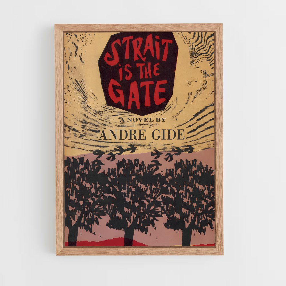 ap-andre gide-4 cadre Bois clair