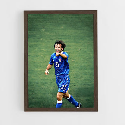 ap-andrea pirlo-6 cadre Bois foncé
