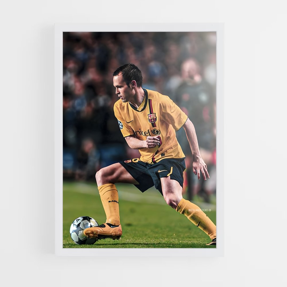 ap-andres iniesta-3 cadre Blanc