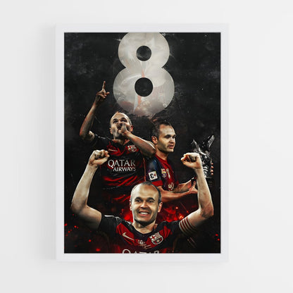 ap-andres iniesta-5 cadre Blanc