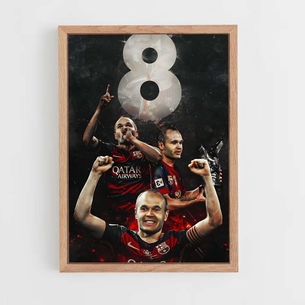 ap-andres iniesta-5 cadre Bois clair