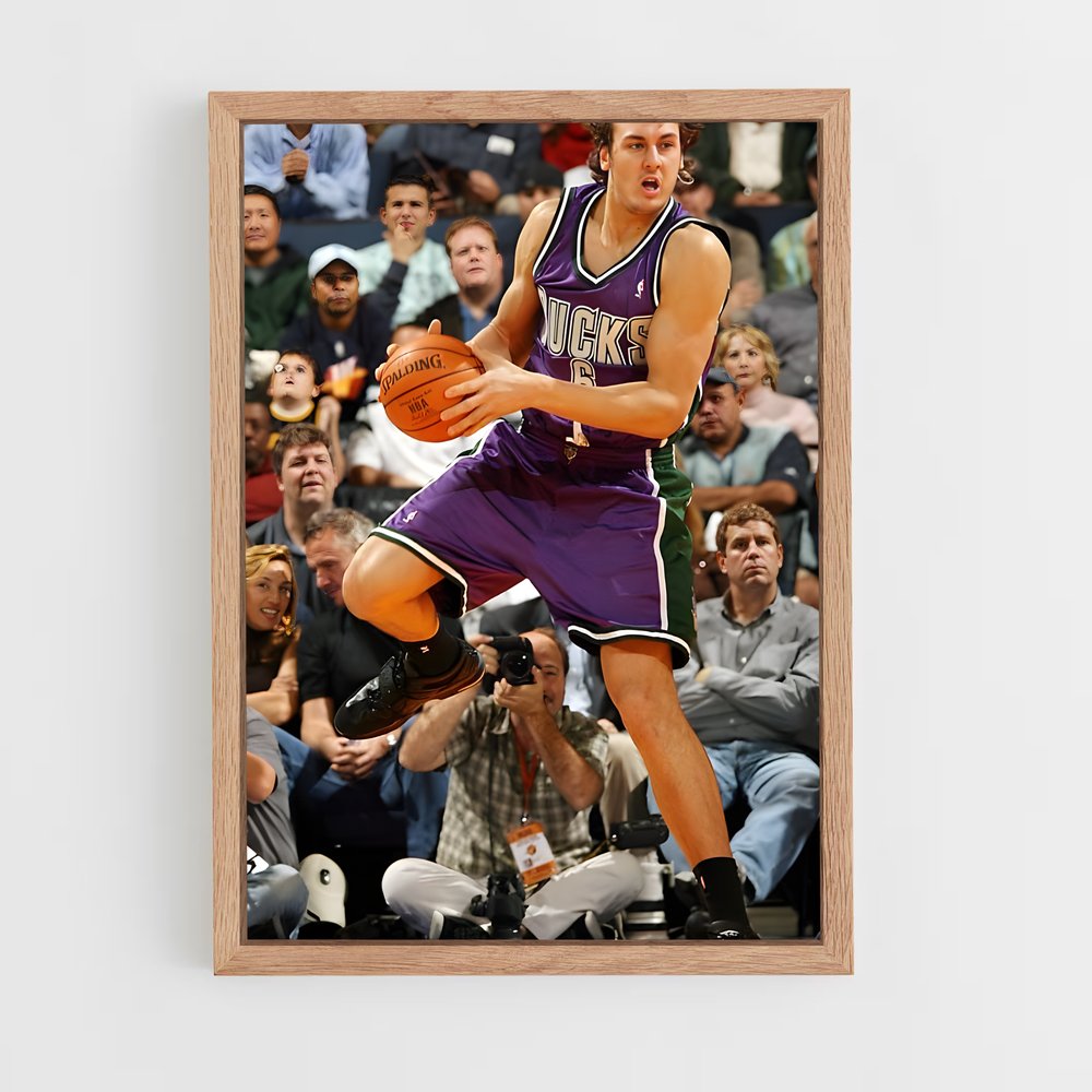 ap-andrew bogut-1 cadre Bois clair