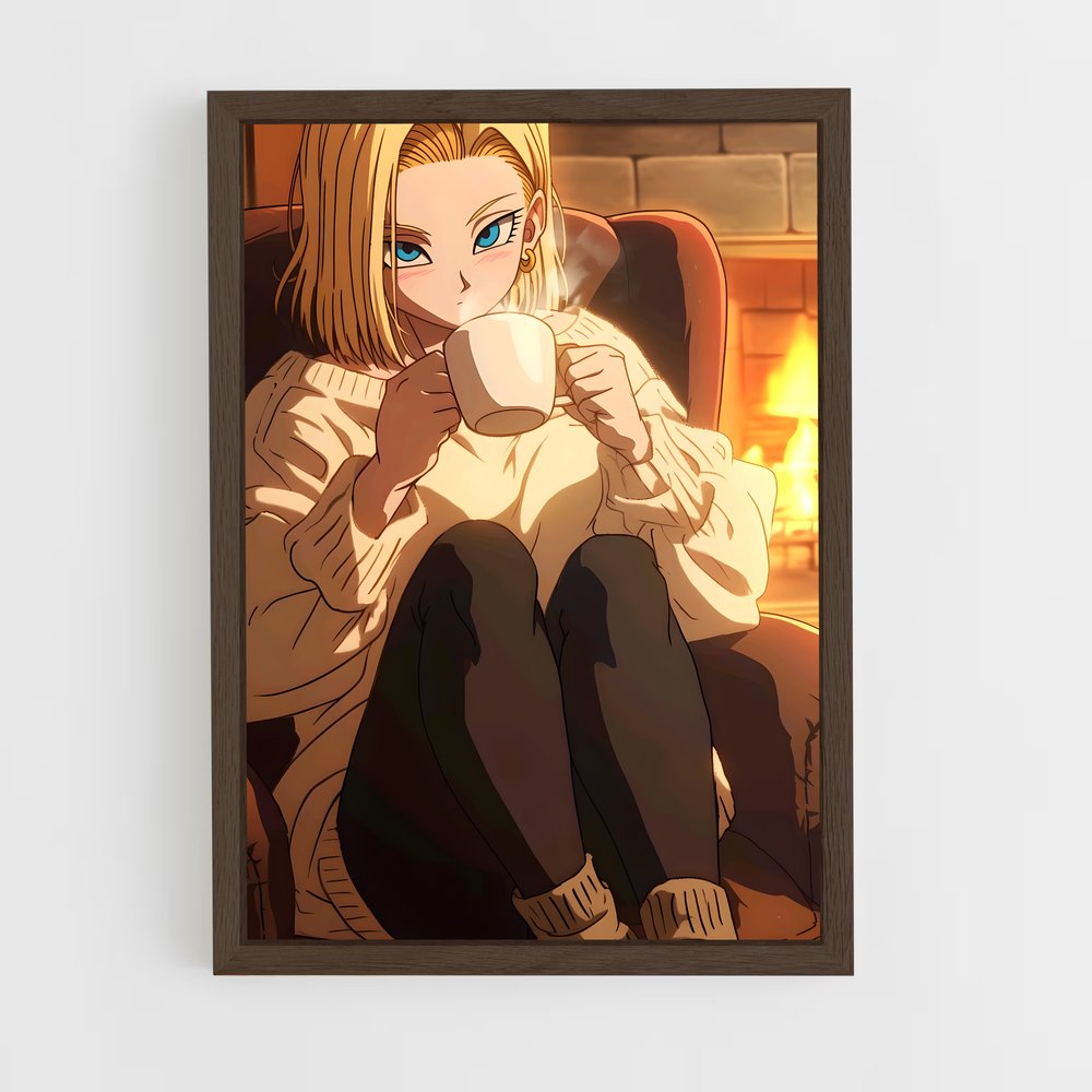 ap-android 18-2 cadre Bois foncé