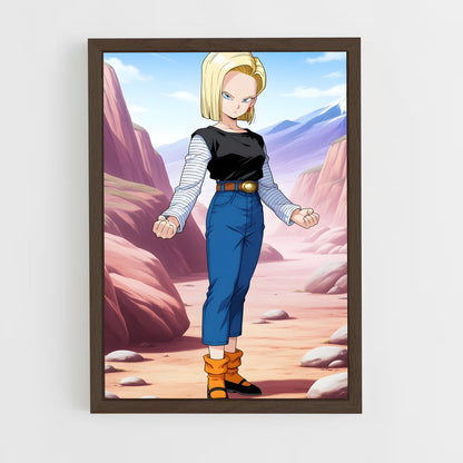 ap-android 18-6 cadre Bois foncé
