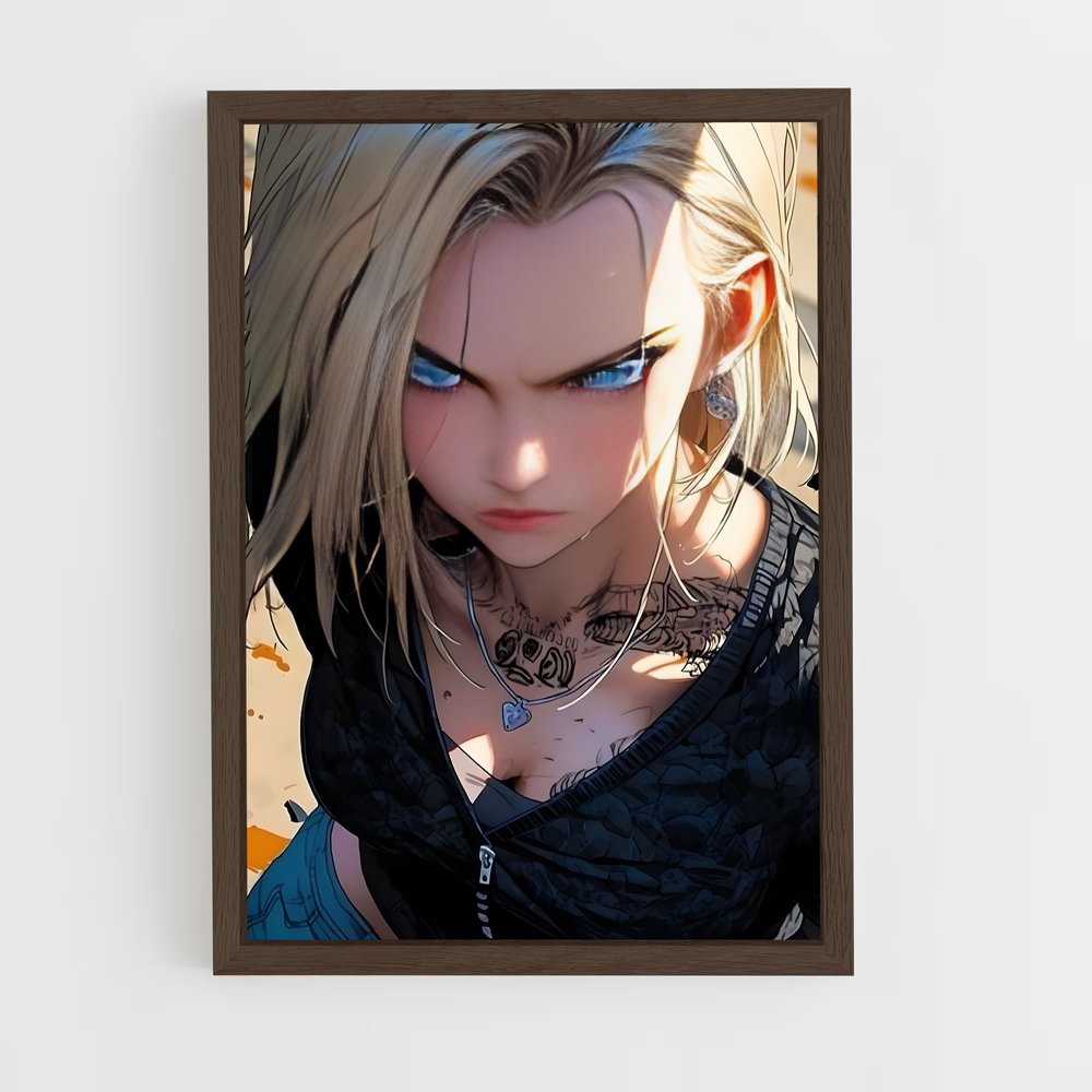 ap-android 18-7 cadre Bois foncé