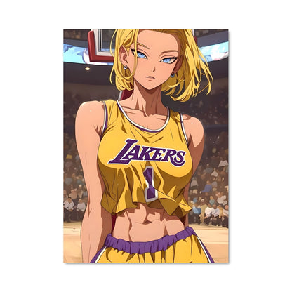 Poster Slam Dunk Android 18