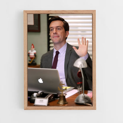 ap-andy bernard-1 cadre Bois clair