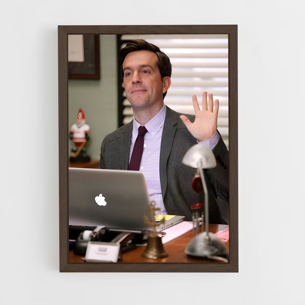 ap-andy bernard-1 cadre Bois foncé