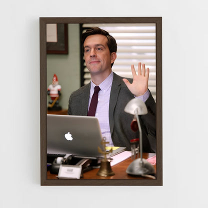 ap-andy bernard-1 cadre Bois foncé