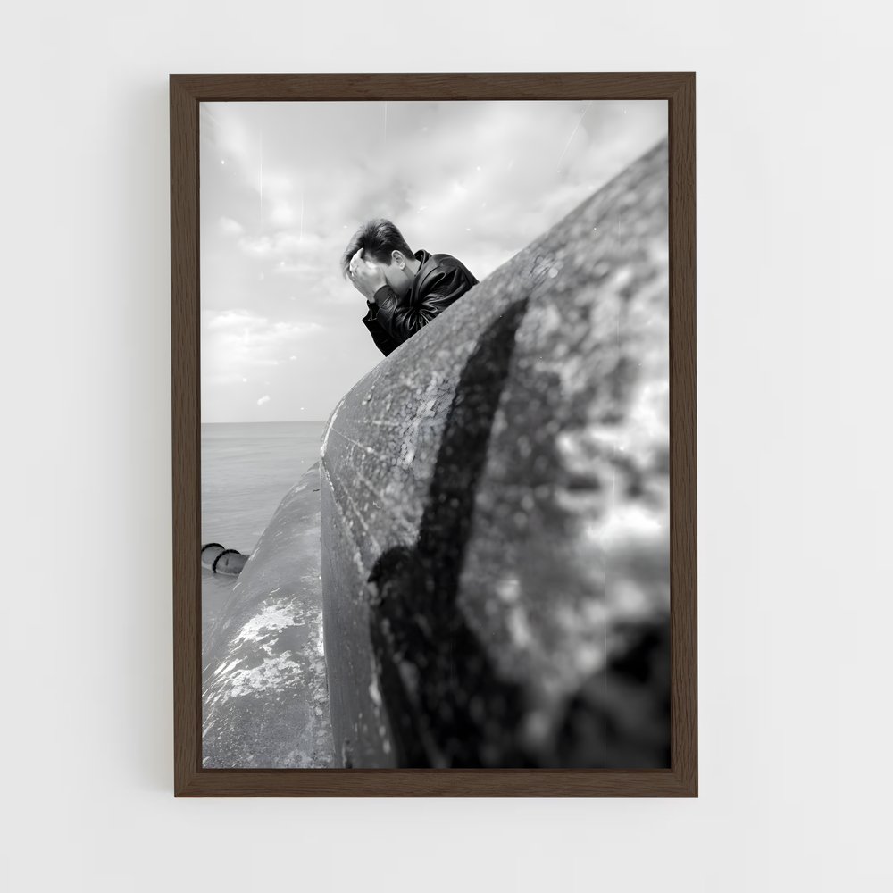 ap-andy rourke-3 cadre Bois foncé