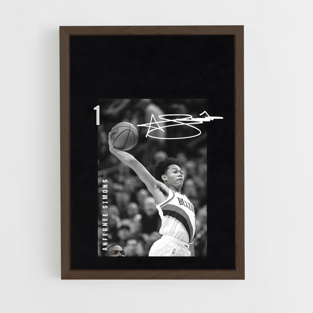 ap-anfernee simons-8 cadre Bois foncé