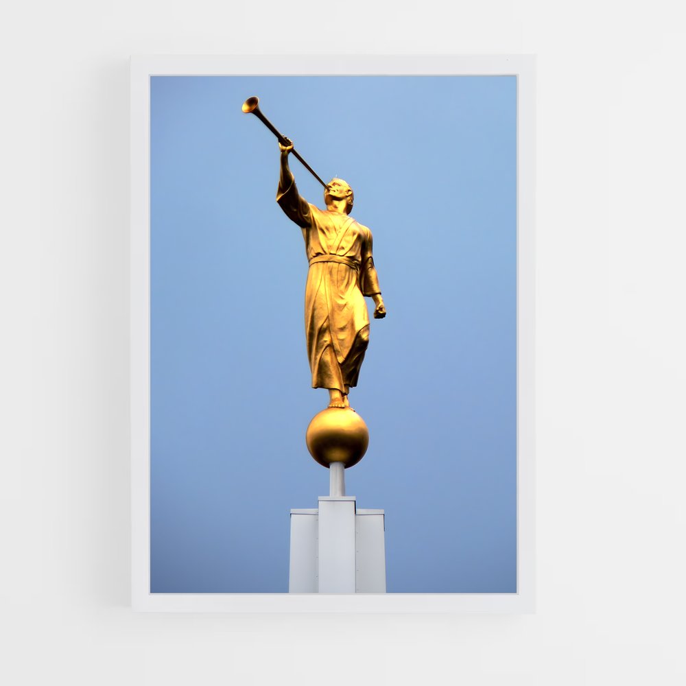 ap-angel moroni-1 cadre Blanc