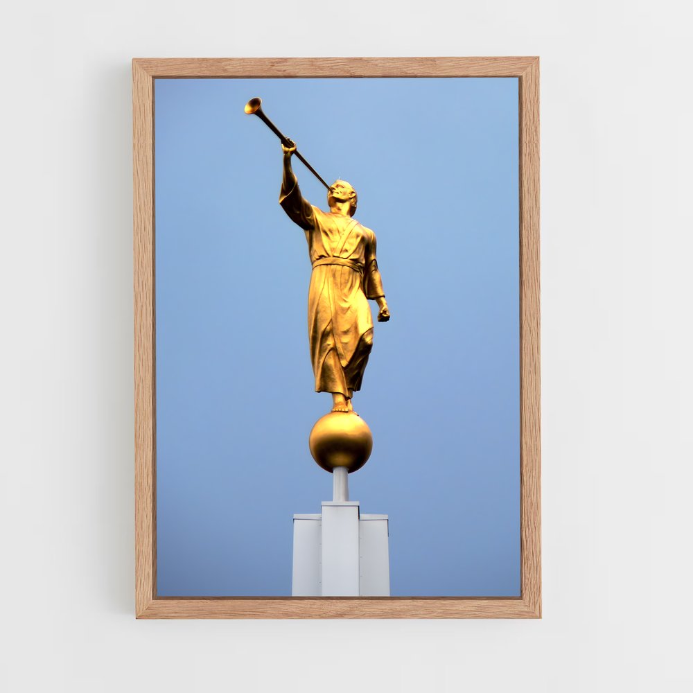 ap-angel moroni-1 cadre Bois clair