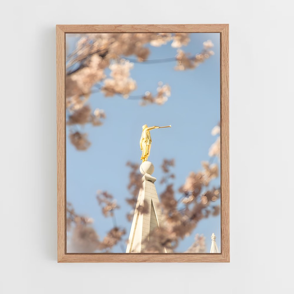 ap-angel moroni-3 cadre Bois clair