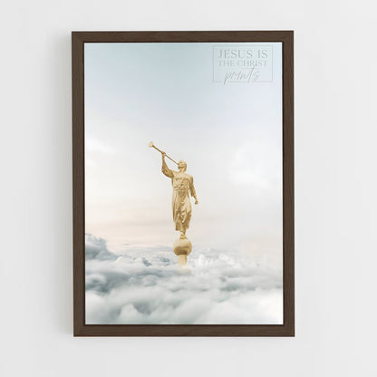 ap-angel moroni-5 cadre Bois foncé