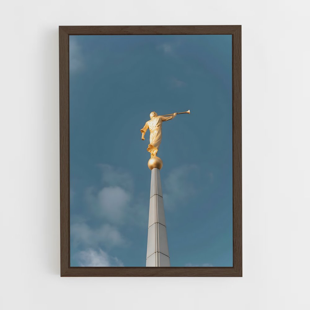ap-angel moroni-6 cadre Bois foncé
