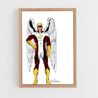 ap-angel x-men-1 cadre Bois clair