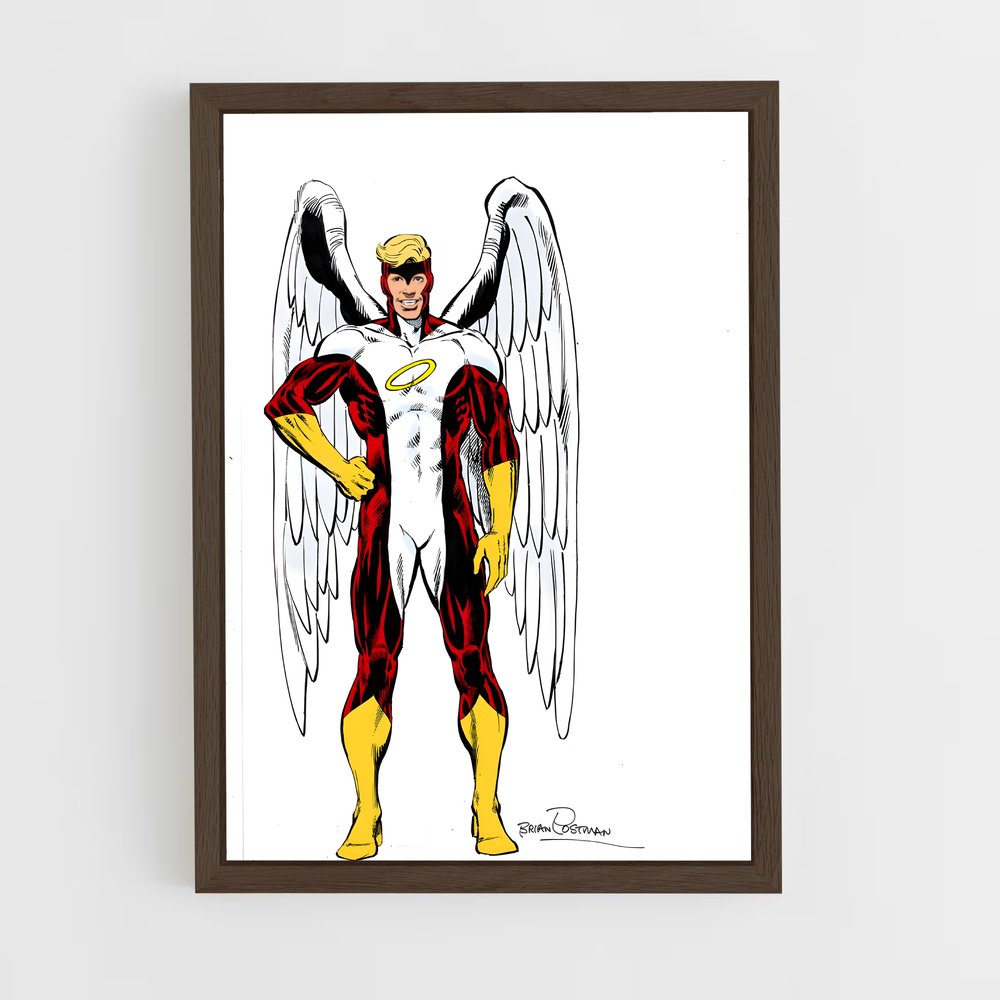 ap-angel x-men-1 cadre Bois foncé