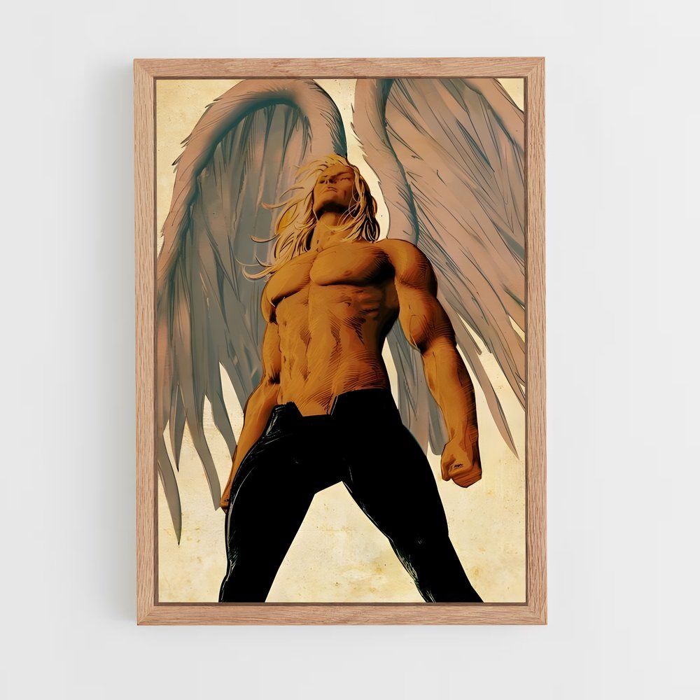 ap-angel x-men-2 cadre Bois clair