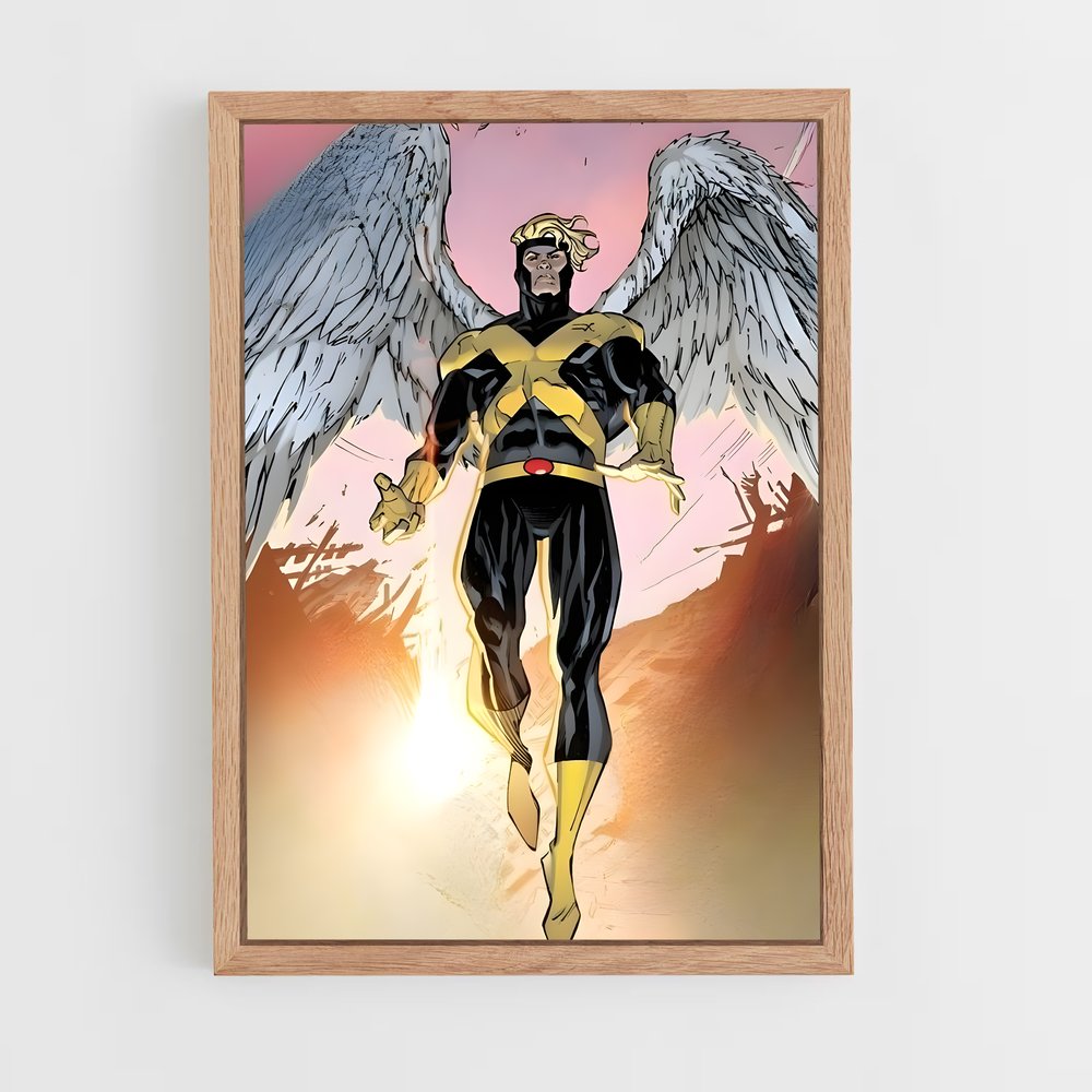 ap-angel x-men-3 cadre Bois clair