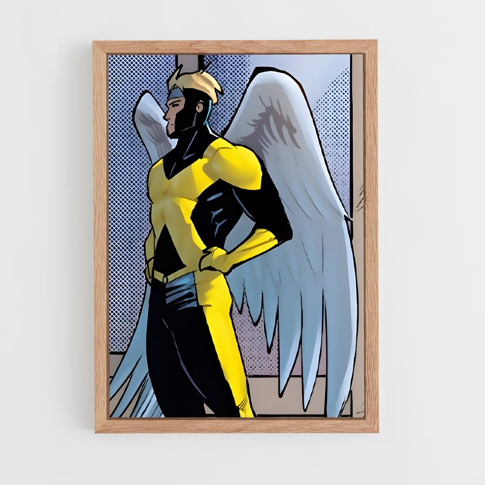 ap-angel x-men-4 cadre Bois clair