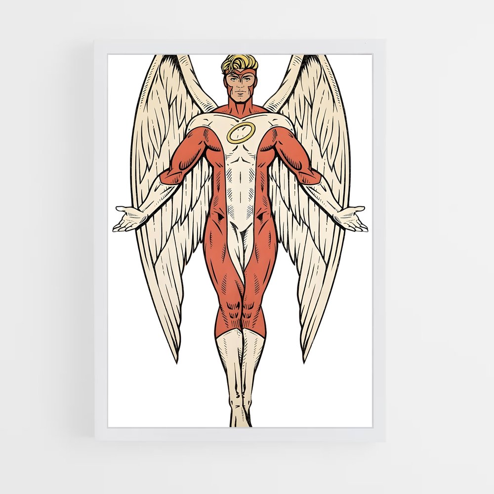 ap-angel x-men-6 cadre Blanc