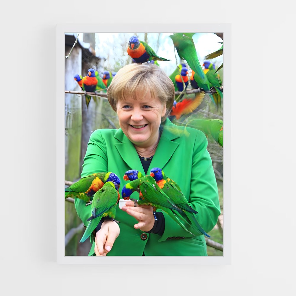 ap-angela merkel-3 cadre Blanc