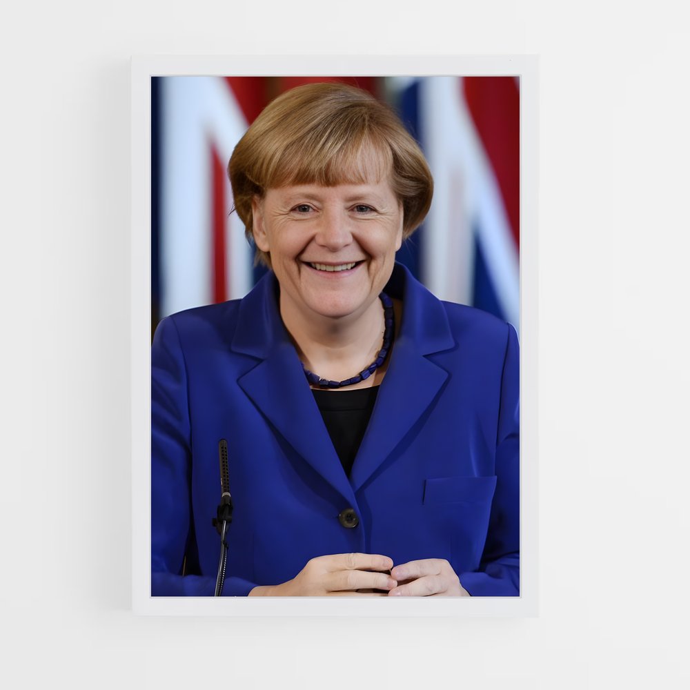 ap-angela merkel-4 cadre Blanc