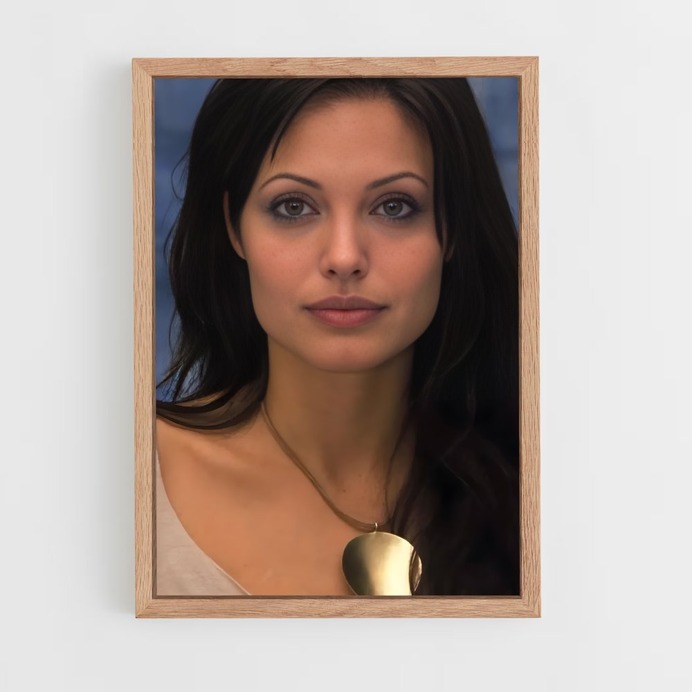ap-angelina jolie-4 cadre Bois clair