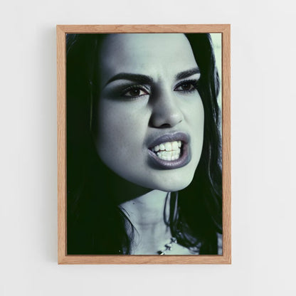 ap-angry face-2 cadre Bois clair