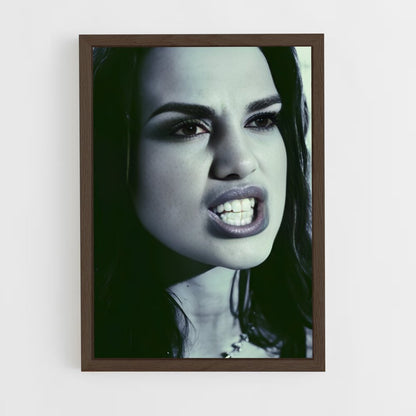 ap-angry face-2 cadre Bois foncé