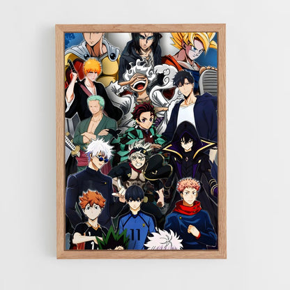 ap-anime community-8 cadre Bois clair