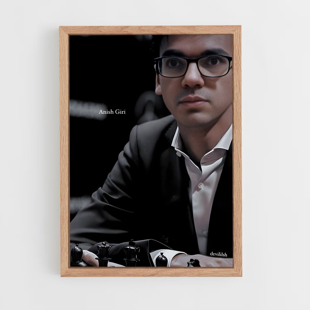 ap-anish giri-2 cadre Bois clair