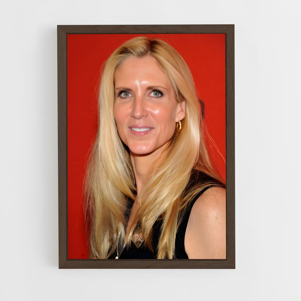 ap-ann coulter-1 cadre Bois foncé