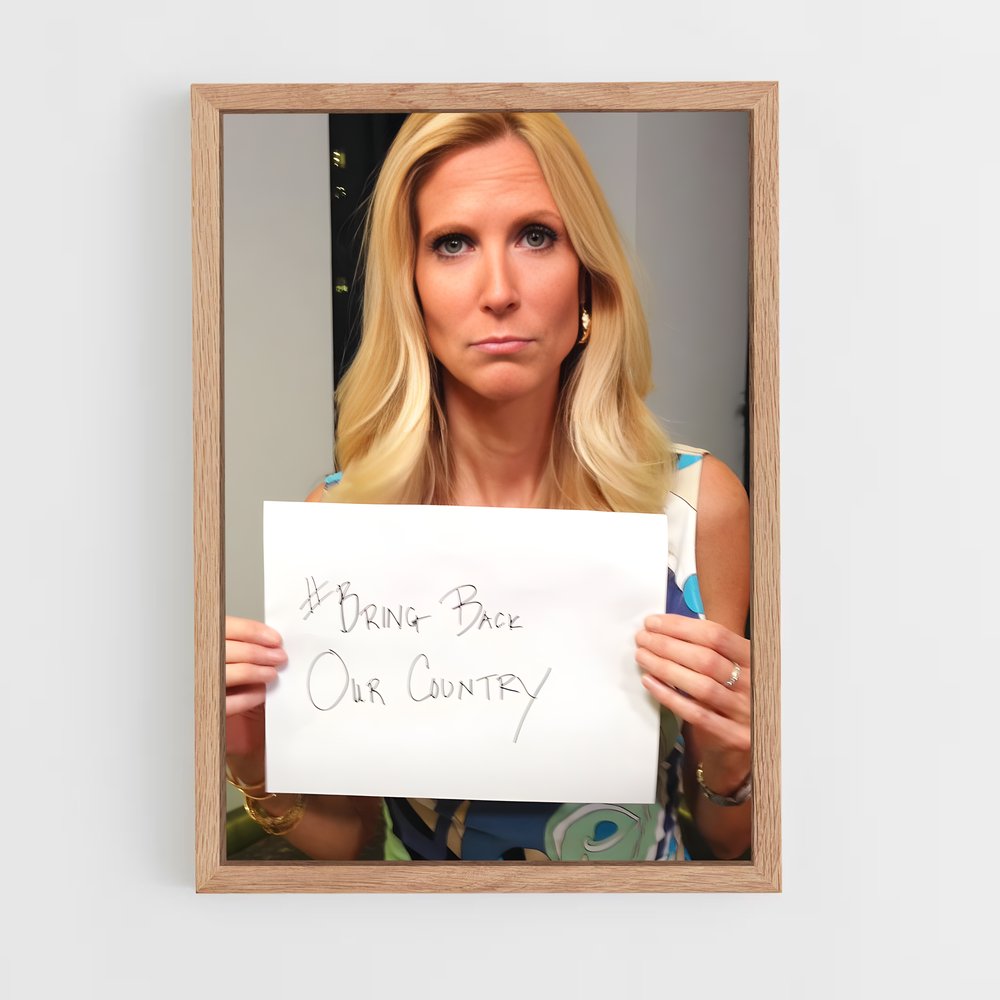 ap-ann coulter-6 cadre Bois clair